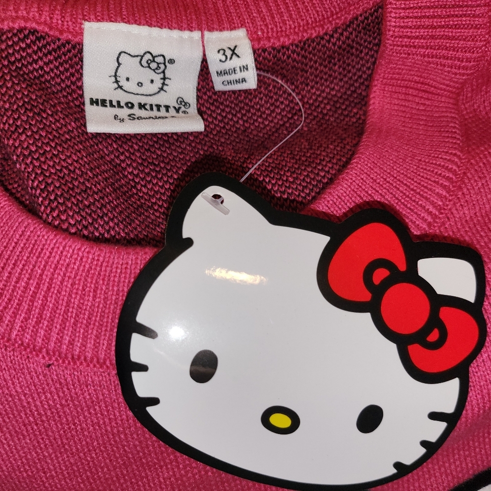 NWT 3X HELLO KITTY SWEATER - Picture 10 of 12